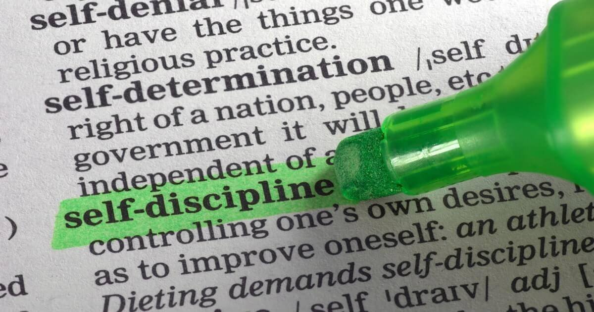 How to develop self-discipline